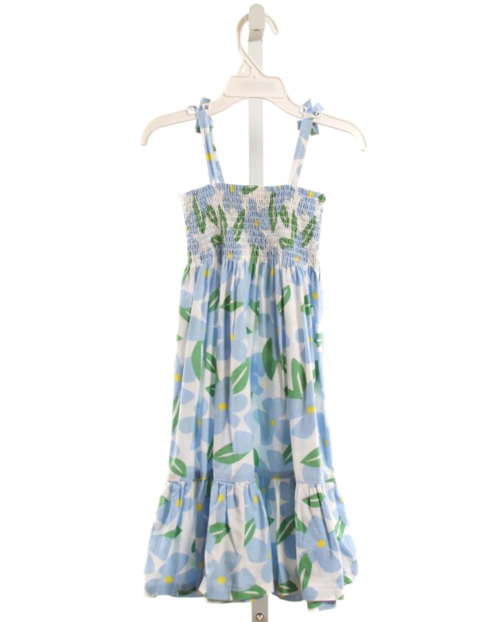 BISBY BY LITTLE ENGLISH  BLUE  FLORAL  DRESS