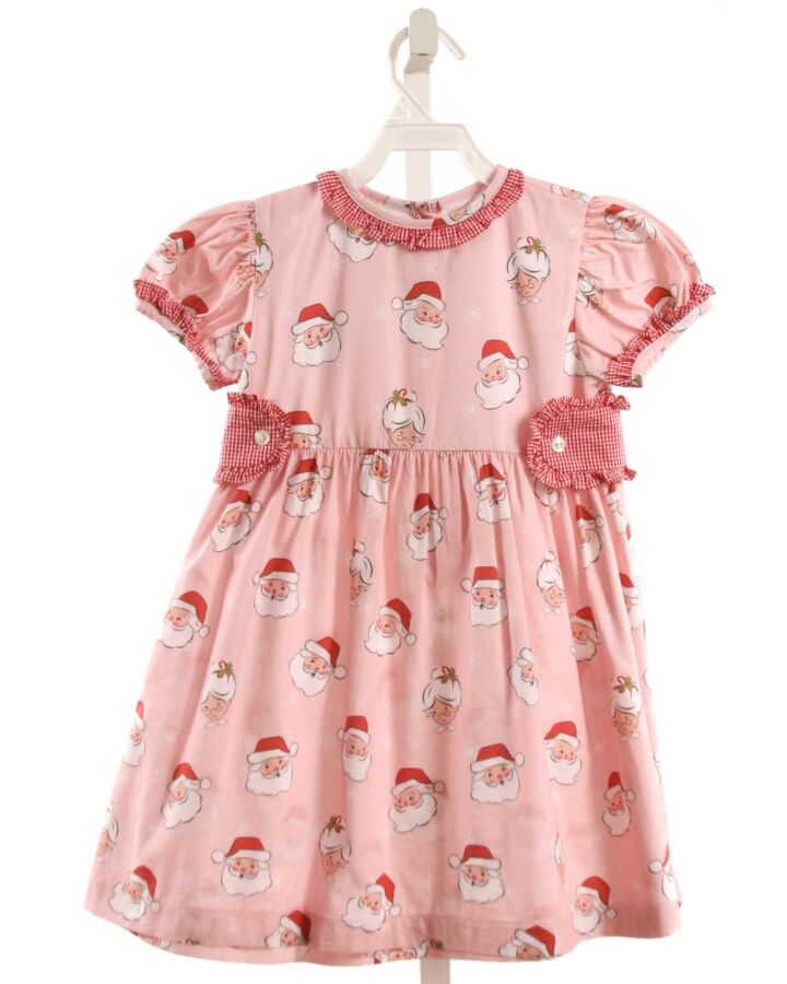 JAMES & LOTTIE  PINK   PRINTED DESIGN DRESS