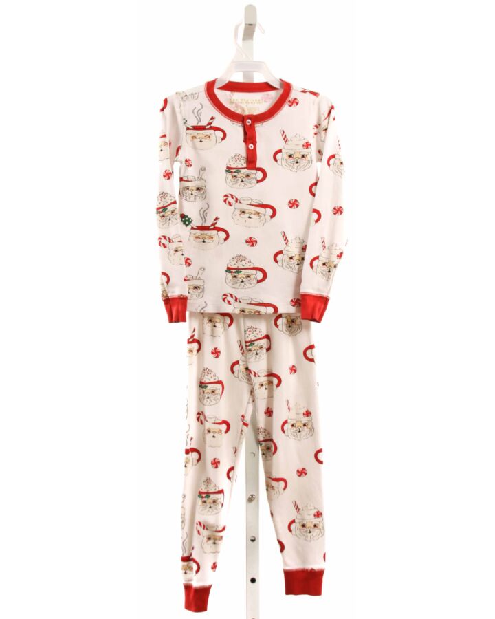 THE BEAUFORT BONNET COMPANY  RED KNIT  PRINTED DESIGN LOUNGEWEAR