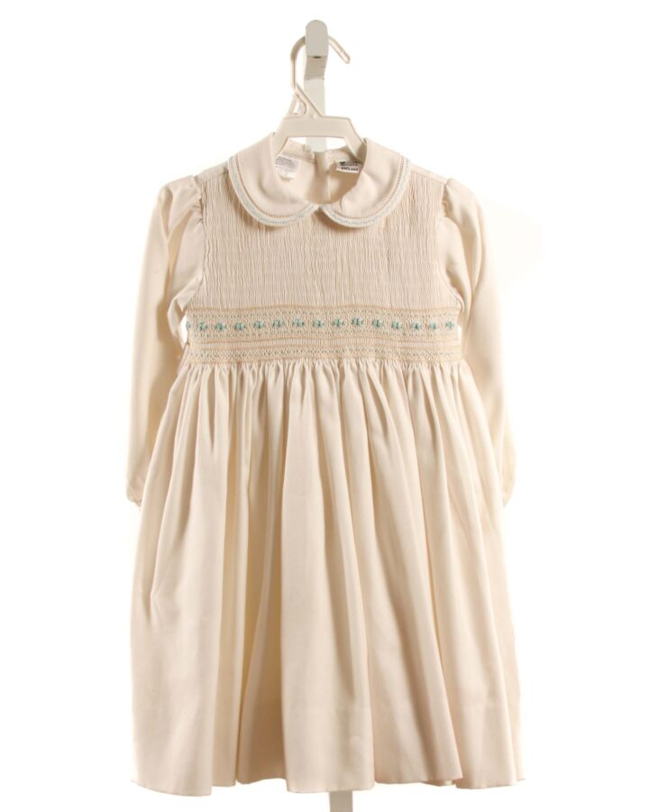 SARAH LOUISE  WHITE   SMOCKED DRESS