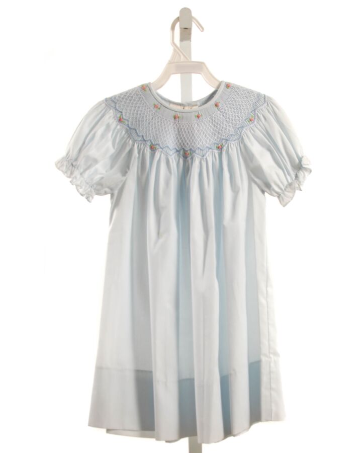 ROSALINA  LT BLUE   SMOCKED DRESS