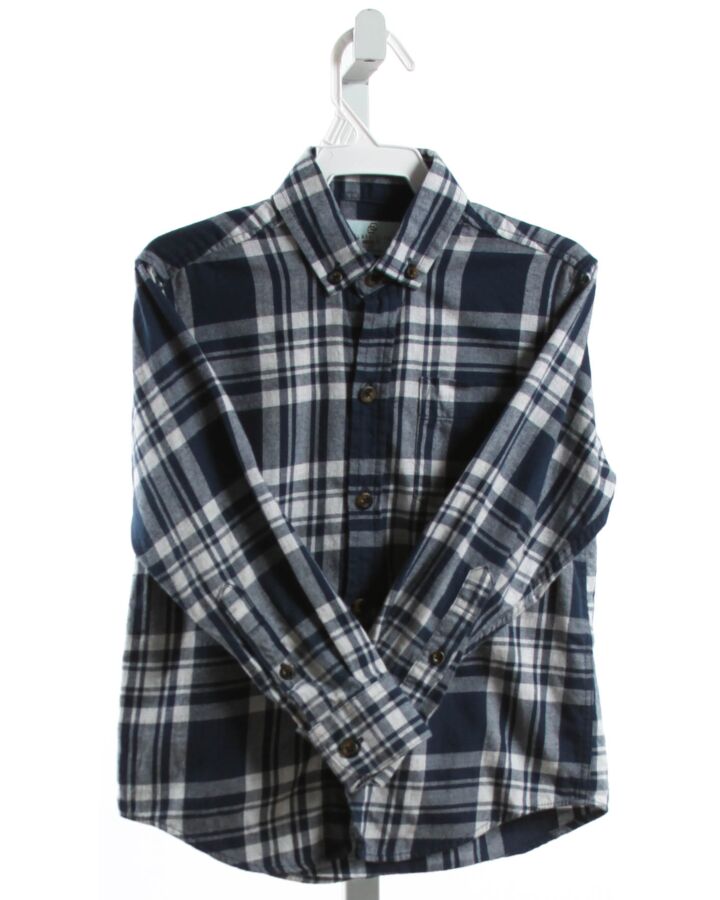 CLASS CLUB  NAVY FLANNEL   DRESS SHIRT