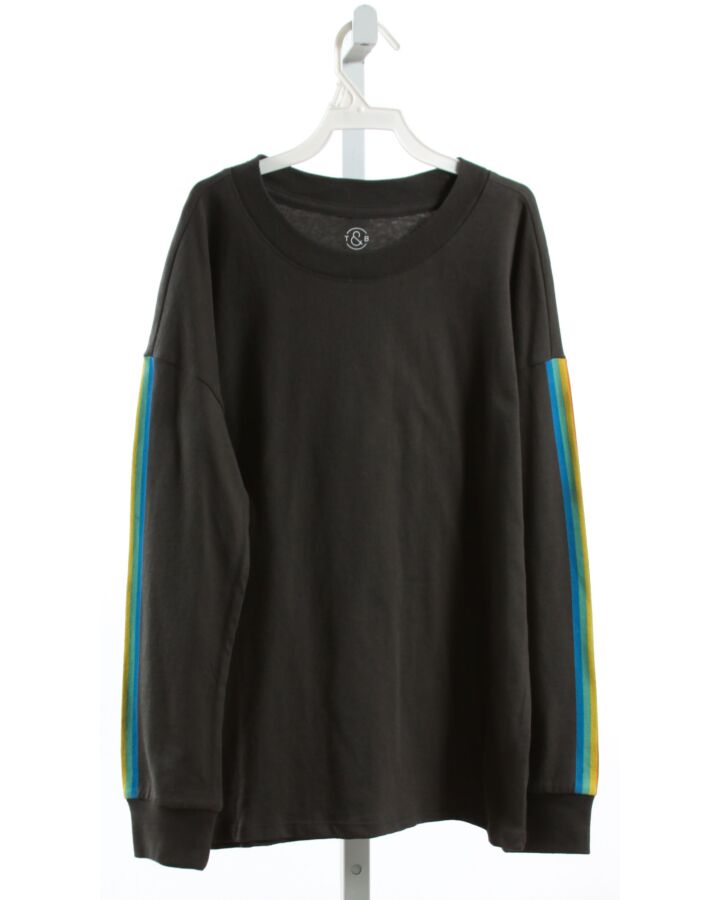 TREASURE & BOND  BLACK    PULLOVER