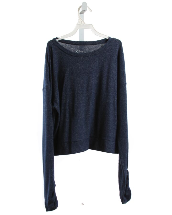 ZELLA GIRL  NAVY    KNIT LS SHIRT