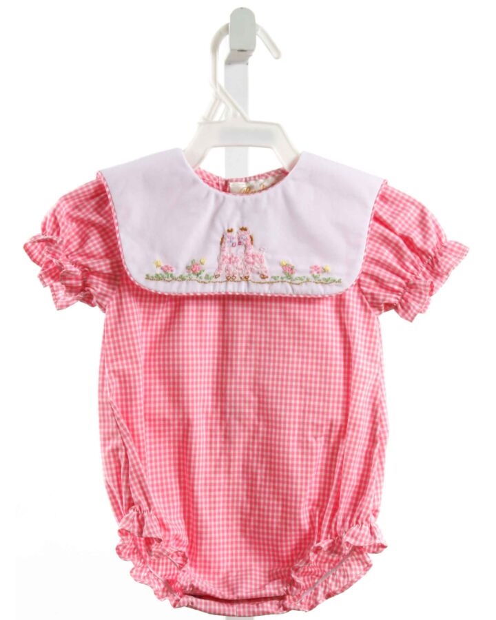 ROSALINA  PINK  GINGHAM  BUBBLE