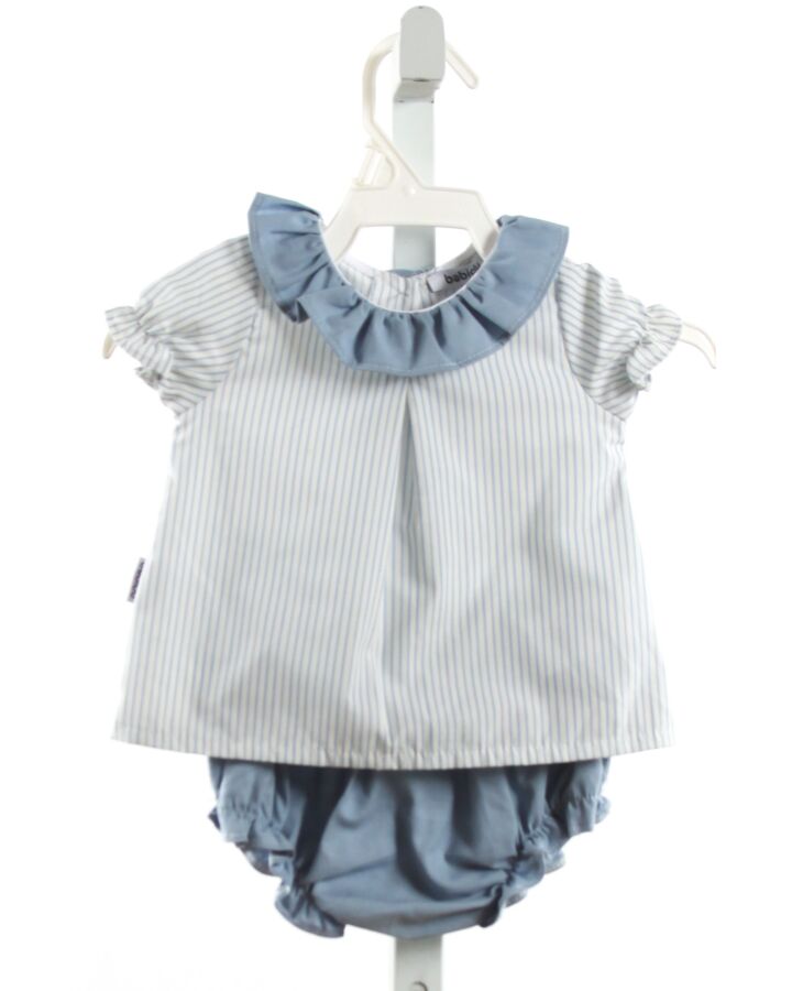 BABIDU  BLUE  STRIPED  2-PIECE OUTFIT