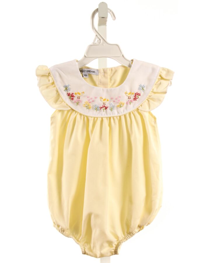 SWEET DREAMS  YELLOW  FLORAL EMBROIDERED BUBBLE