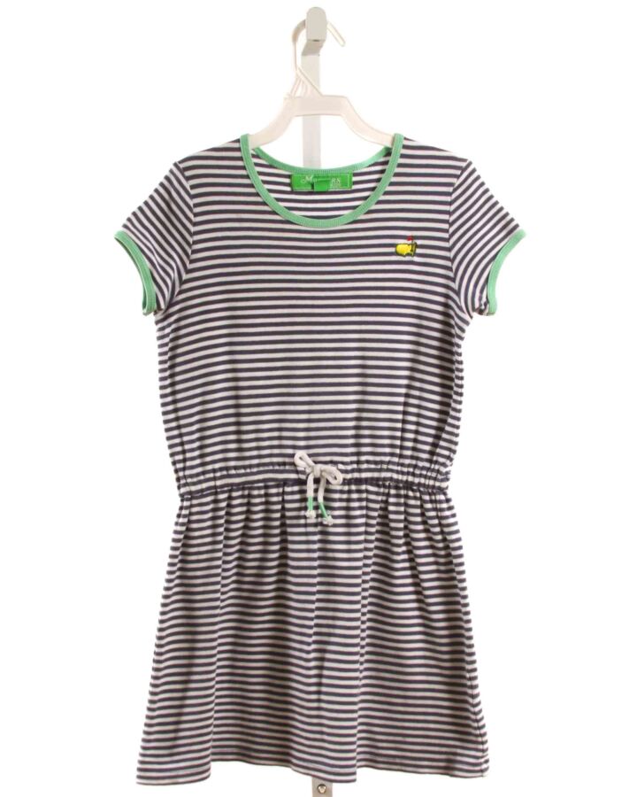 MASTERS  BLUE  STRIPED  KNIT DRESS