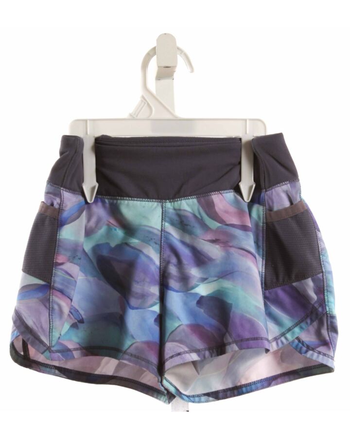 ATHLETA GIRL  BLUE   PRINTED DESIGN SHORTS