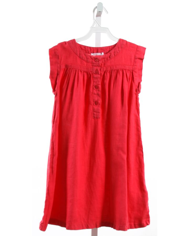 MONOPRIX   HOT PINK LINEN   DRESS