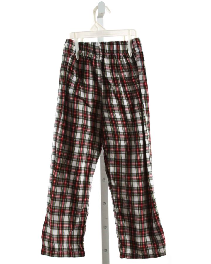 SOUTHERN SUNSHINE KIDS  RED  PLAID  PANTS