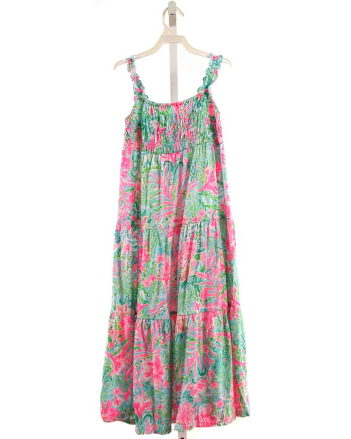 LILLY PULITZER  MULTI-COLOR   SMOCKED KNIT DRESS