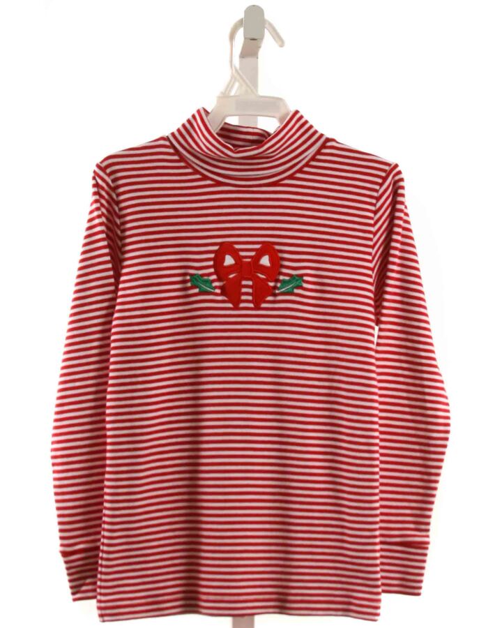 LITTLE ENGLISH  RED   APPLIQUED KNIT LS SHIRT