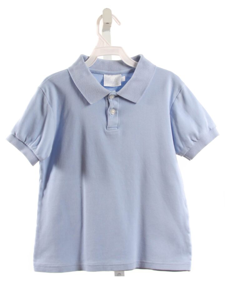 LITTLE ENGLISH  LT BLUE    KNIT SS SHIRT