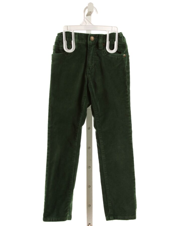 CREWCUTS  GREEN CORDUROY   PANTS