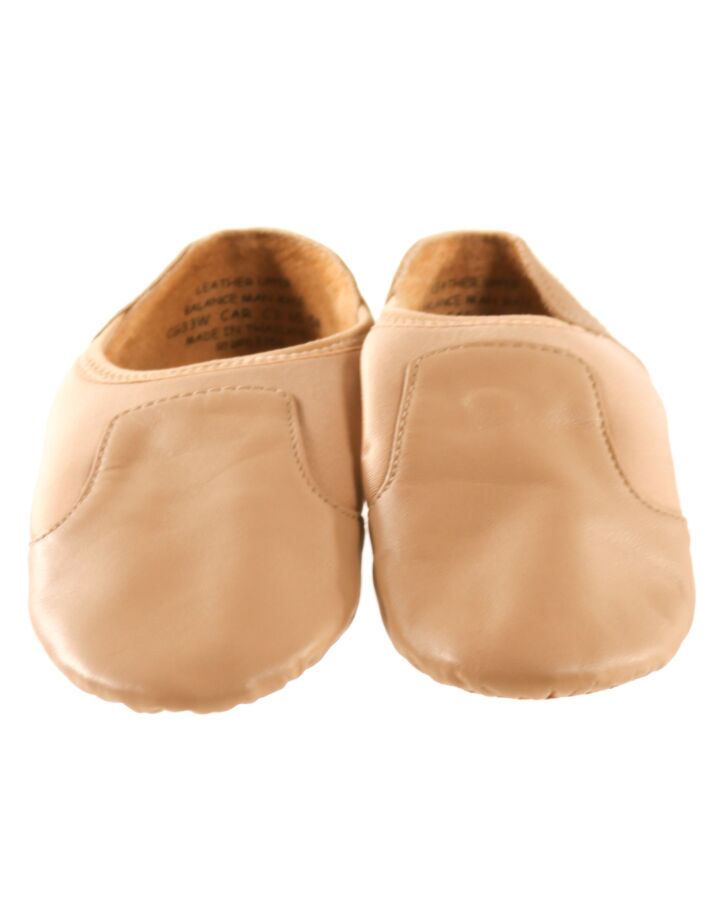 CAPEZIO BROWN FLATS *SLIP ON JAZZ SHOES  *EUC SIZE CHILD 3