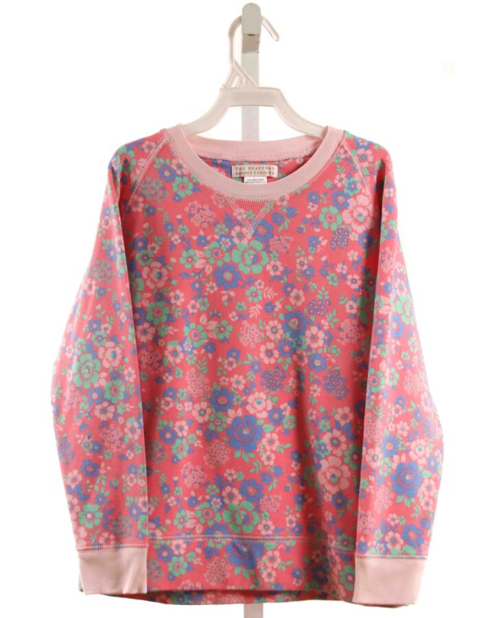 THE BEAUFORT BONNET COMPANY  PINK  FLORAL  PULLOVER