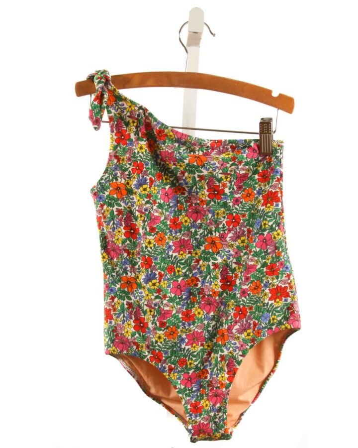 CREWCUTS  PINK  FLORAL  1-PIECE SWIMSUIT