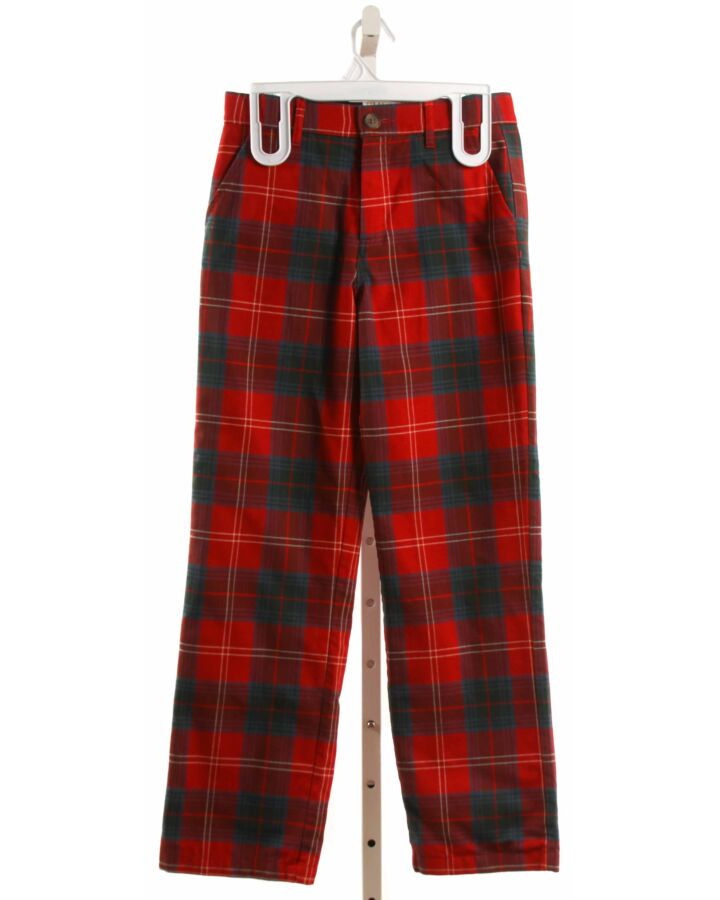THE BEAUFORT BONNET COMPANY  RED  PLAID  PANTS