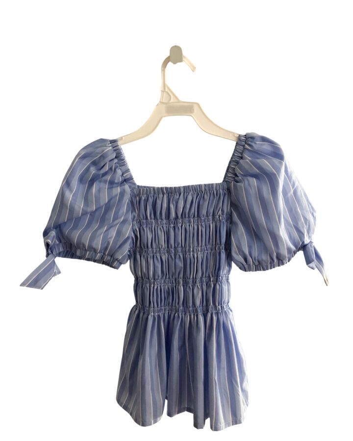 HABITUAL GIRL  BLUE  STRIPED  SHIRT-SS