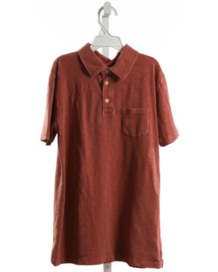 CREWCUTS  RED    KNIT SS SHIRT