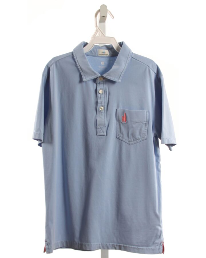 JOHNNIE-O  LT BLUE    KNIT SS SHIRT