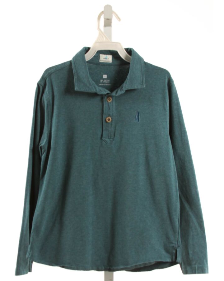 JOHNNIE-O  BLUE    KNIT LS SHIRT