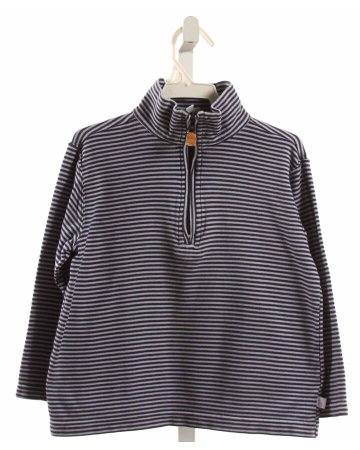 BELLA BLISS  NAVY  STRIPED  PULLOVER
