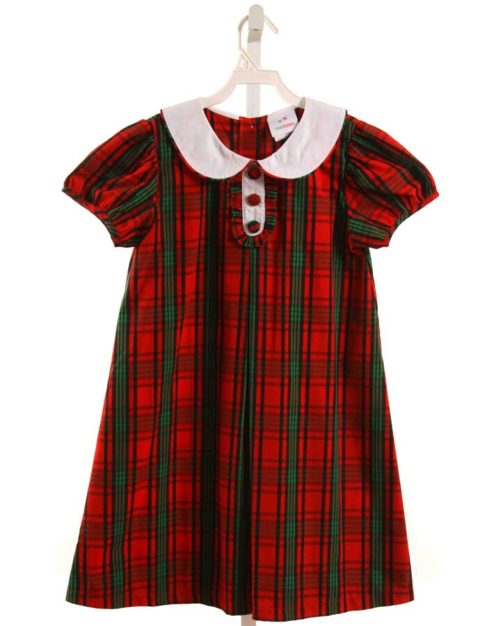 THAITRANG  RED  PLAID  DRESS