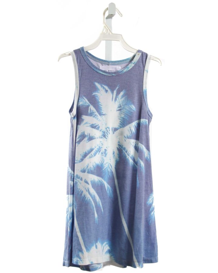 SOL ANGELES  BLUE  PRINT  KNIT DRESS