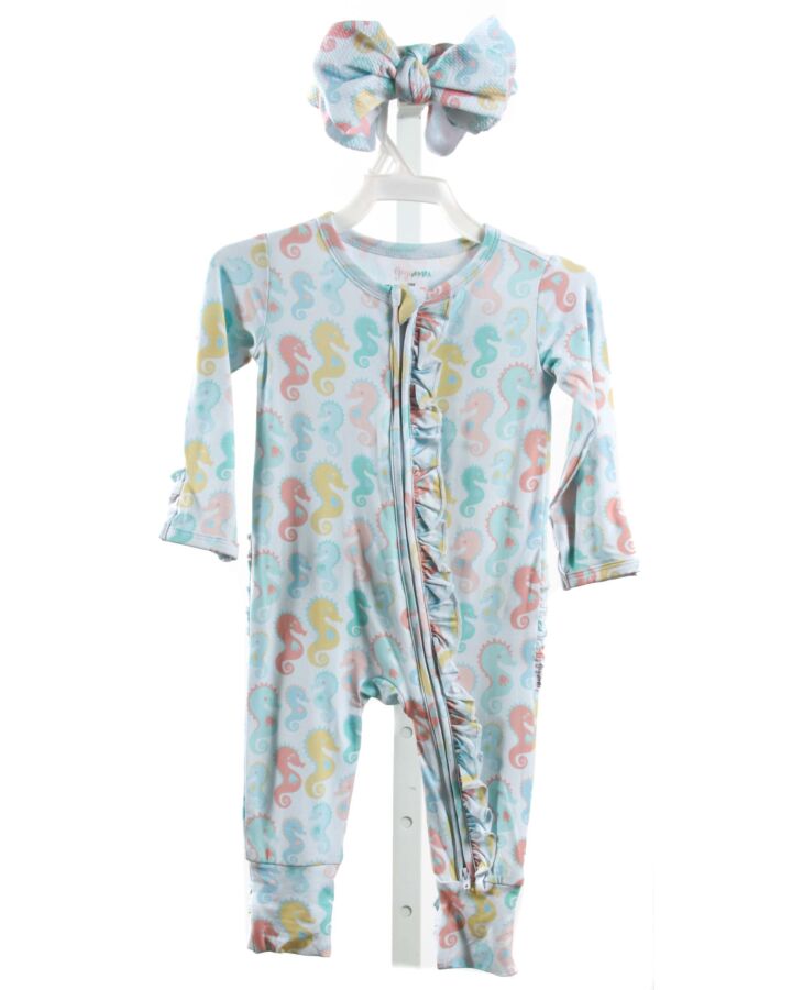 GIGI AND MAX  LT BLUE  PRINT  LAYETTE