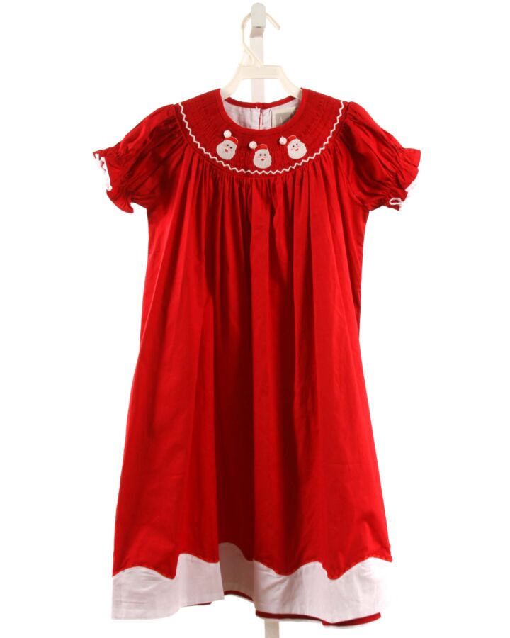 LIL CACTUS  RED   SMOCKED DRESS