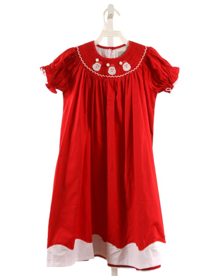 LIL CACTUS  RED   SMOCKED DRESS