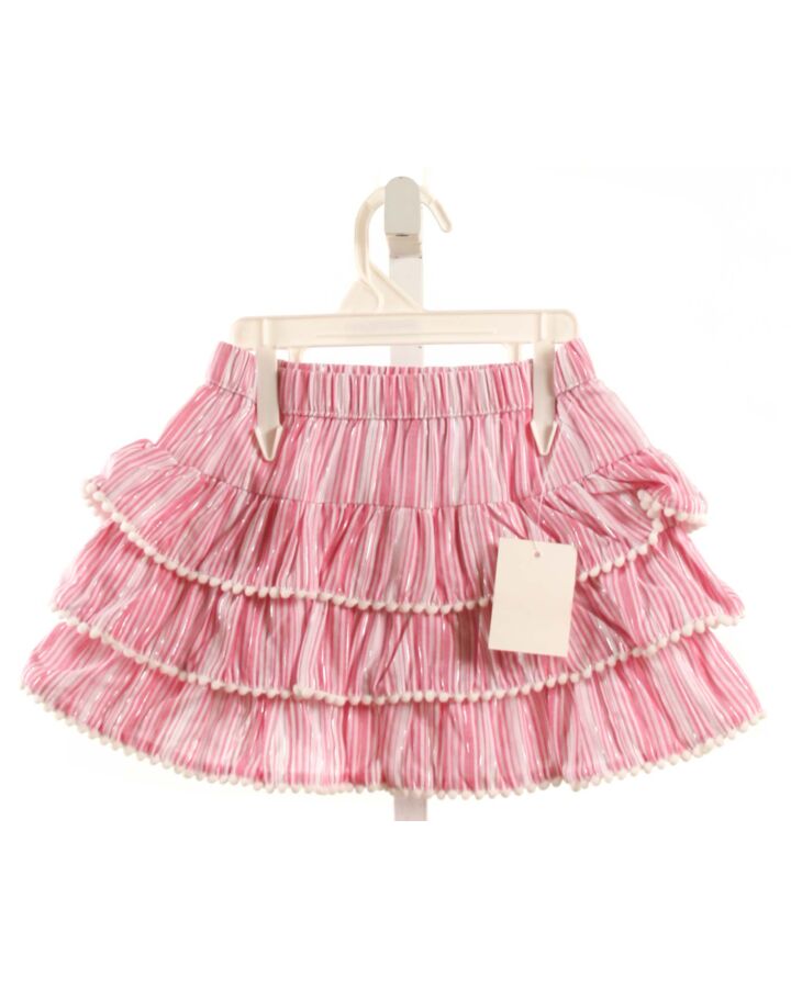 ANDY & EVAN  PINK  STRIPED  SKORT