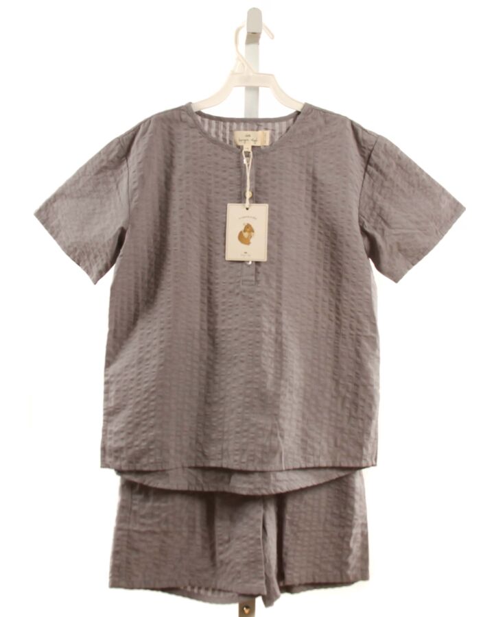 KONGES SLOJD  GRAY SEERSUCKER   2-PIECE OUTFIT
