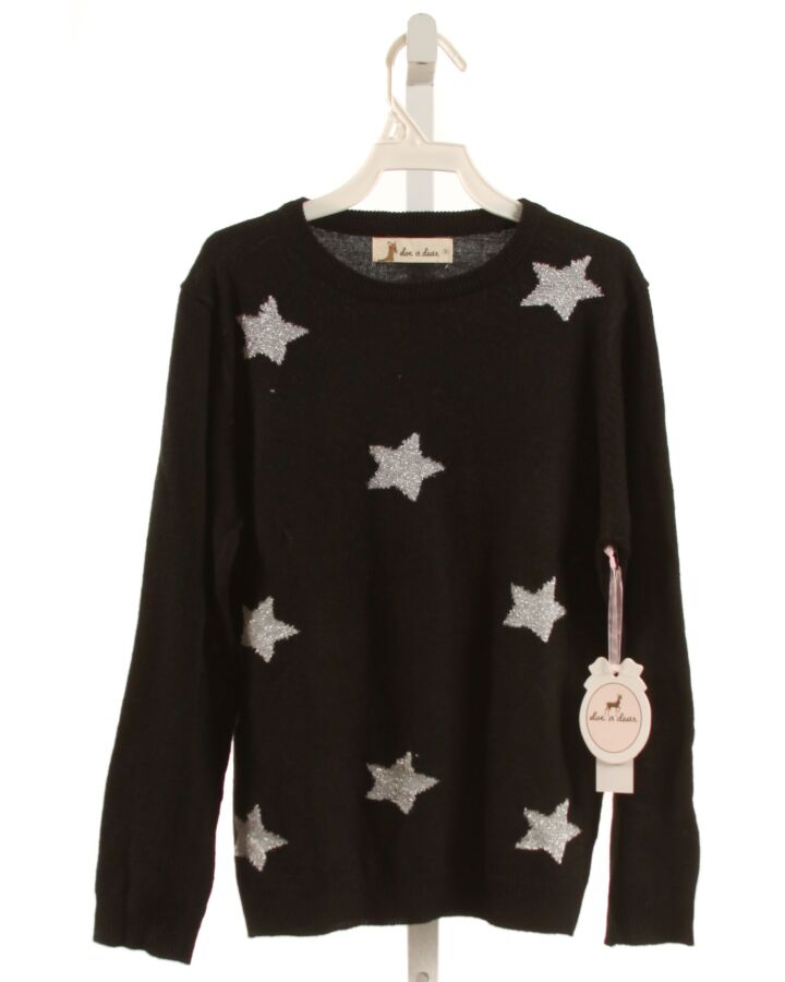 DOE A DEAR  BLACK    SWEATER