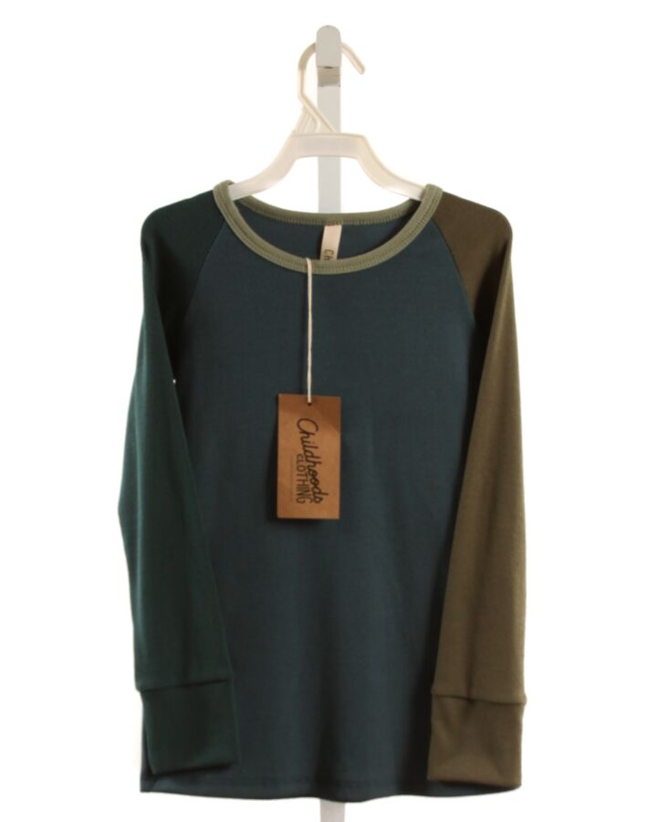 CHILDHOODS CLOTHING  BLUE    KNIT LS SHIRT