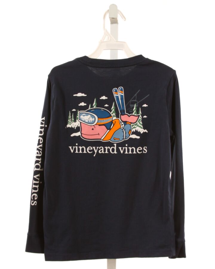 VINEYARD VINES  NAVY   PRINTED DESIGN T-SHIRT