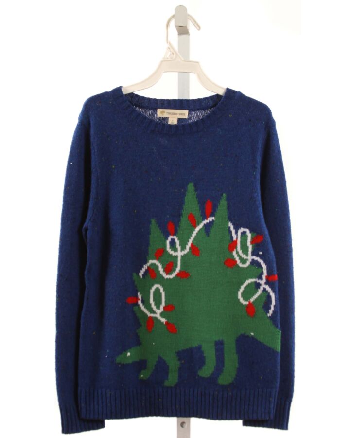 TUCKER & TATE  BLUE    SWEATER