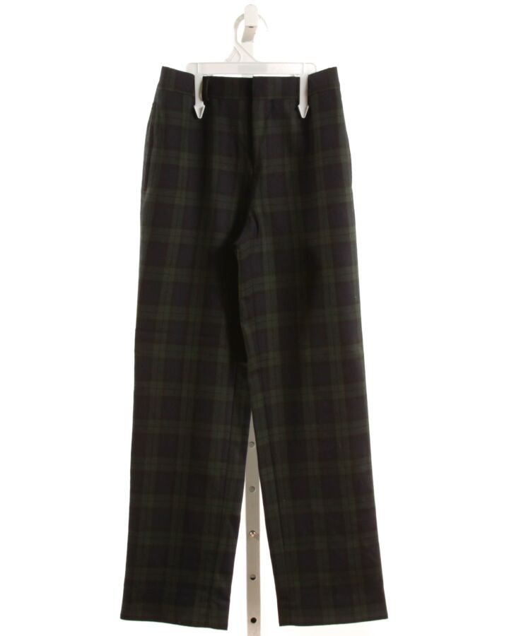 BROOKS BROTHERS  FOREST GREEN  PLAID  PANTS