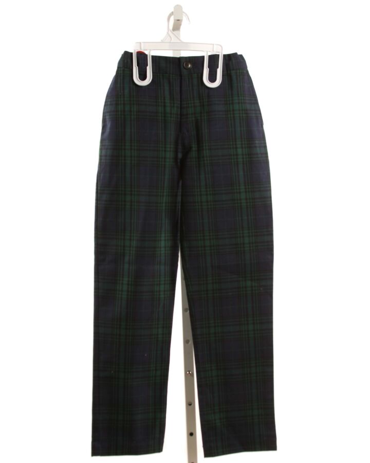 VINEYARD VINES  FOREST GREEN  PLAID  PANTS