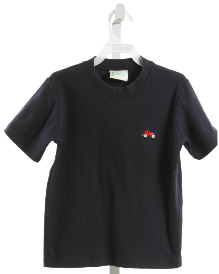 ZUCCINI  NAVY   EMBROIDERED T-SHIRT