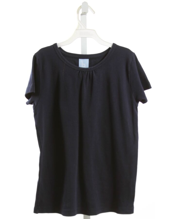 BELLA BLISS  NAVY    KNIT SS SHIRT