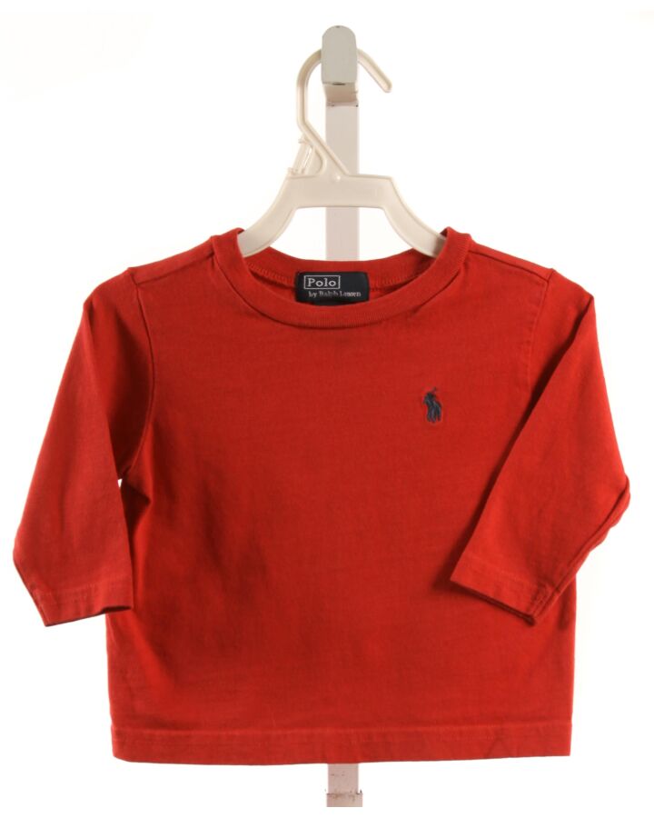 POLO BY RALPH LAUREN  RED    KNIT LS SHIRT