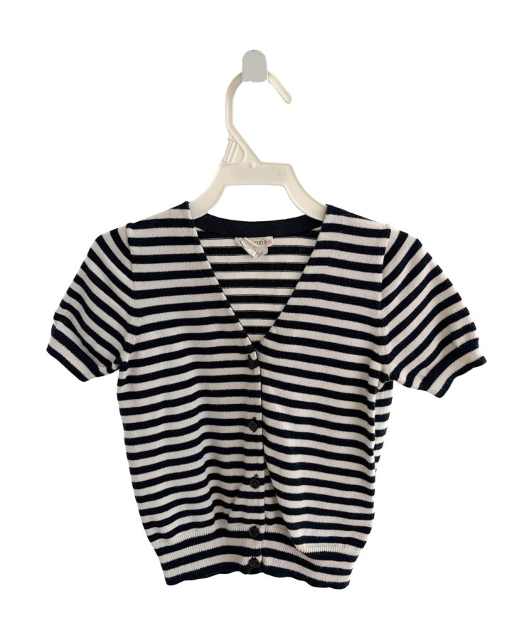 CREWCUTS  BLUE  STRIPED  CARDIGAN