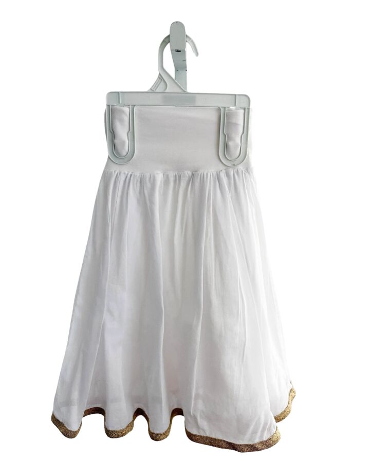 J.CREW  WHITE   PRINTED DESIGN SKIRT