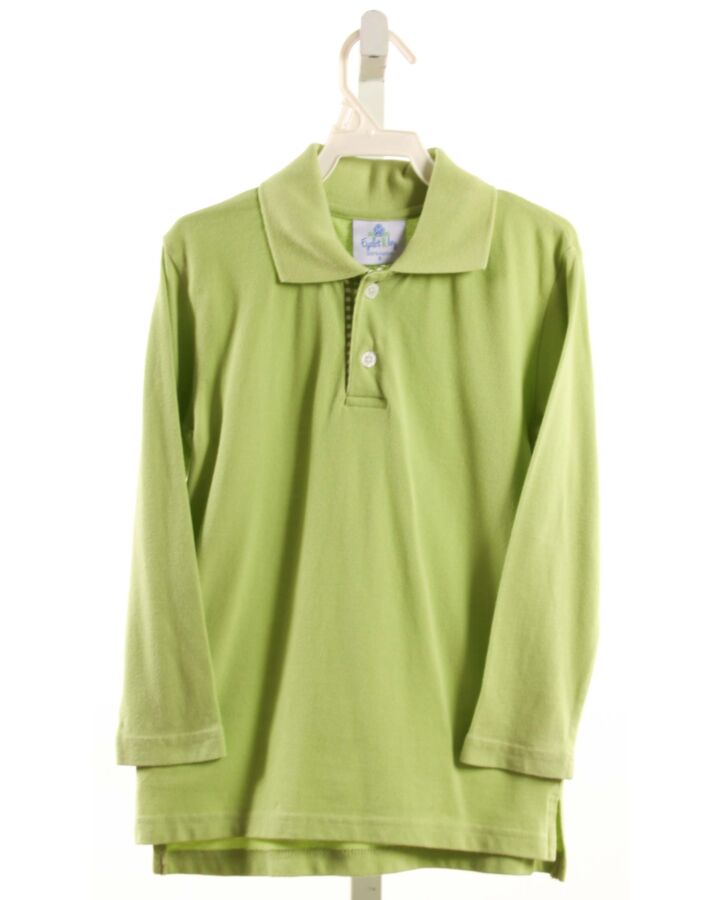 EYELET & IVY  LT GREEN    KNIT LS SHIRT