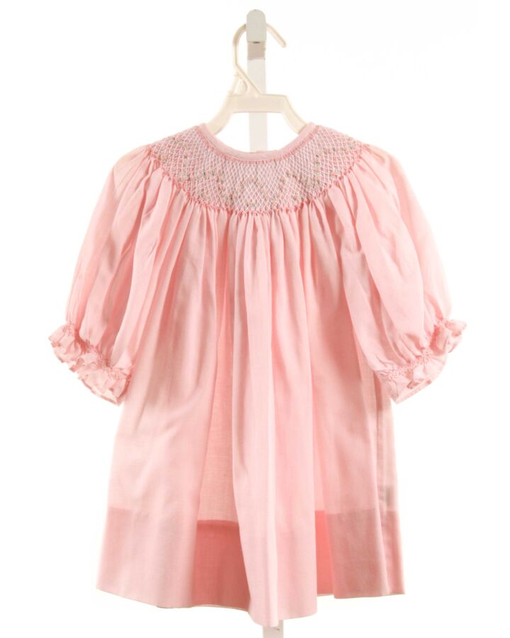 ROYAL CHILD  PINK  MICROCHECK SMOCKED DRESS