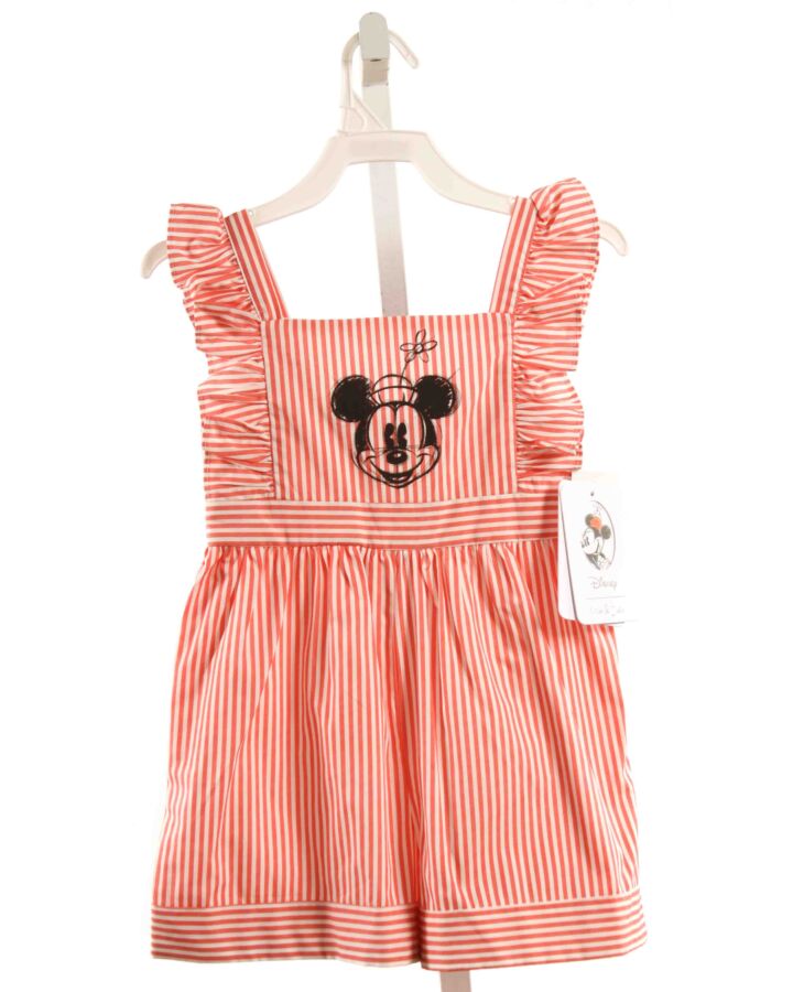 PIPPA & JULIE  RED  STRIPED PRINTED DESIGN ROMPER