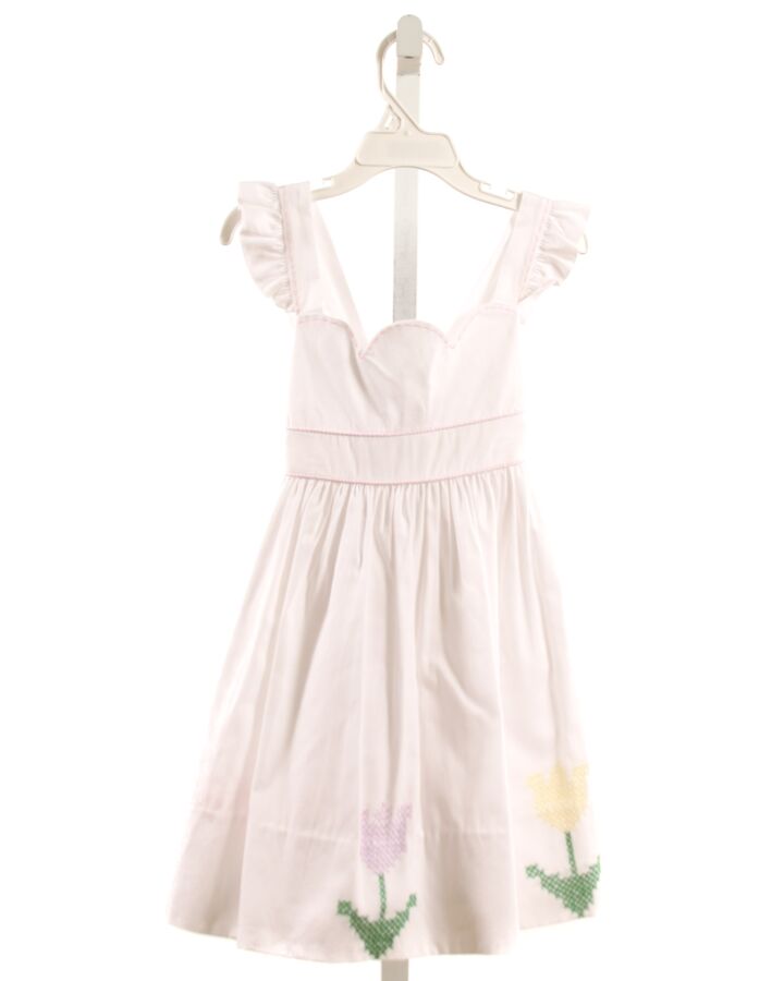 ALICE KATHLEEN  WHITE PIQUE   DRESS